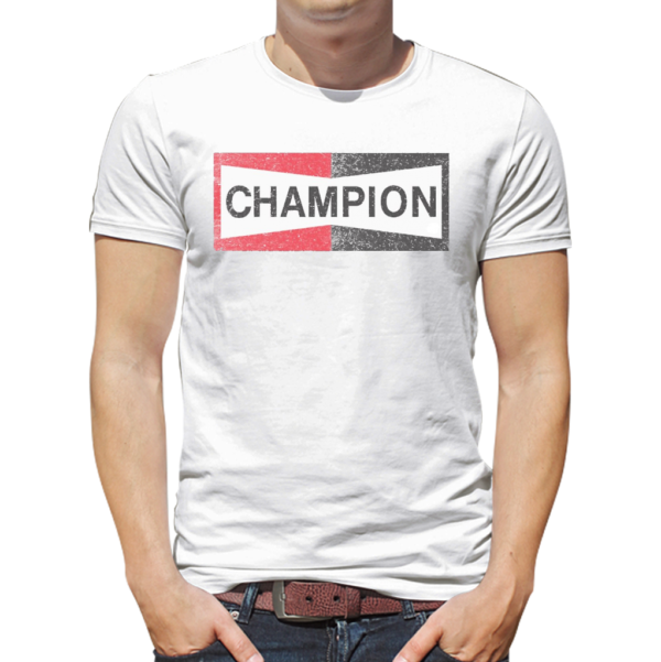 champion spark plug t shirt brad pitt